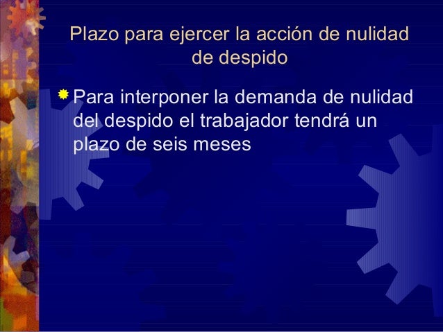 Clases sobre el despido