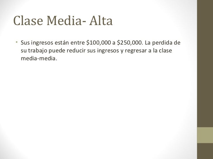 Clases Sociales Clases Sociales