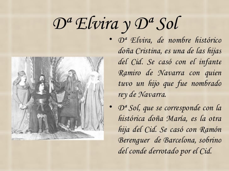 Nombre De Las Hijas Del Cid