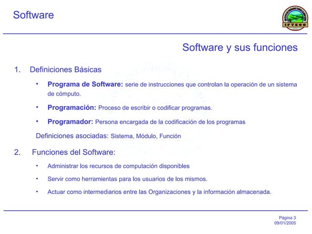 el software y sus partes , software de sistemas | PPT