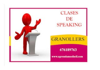 Clases speaking  en Granollers