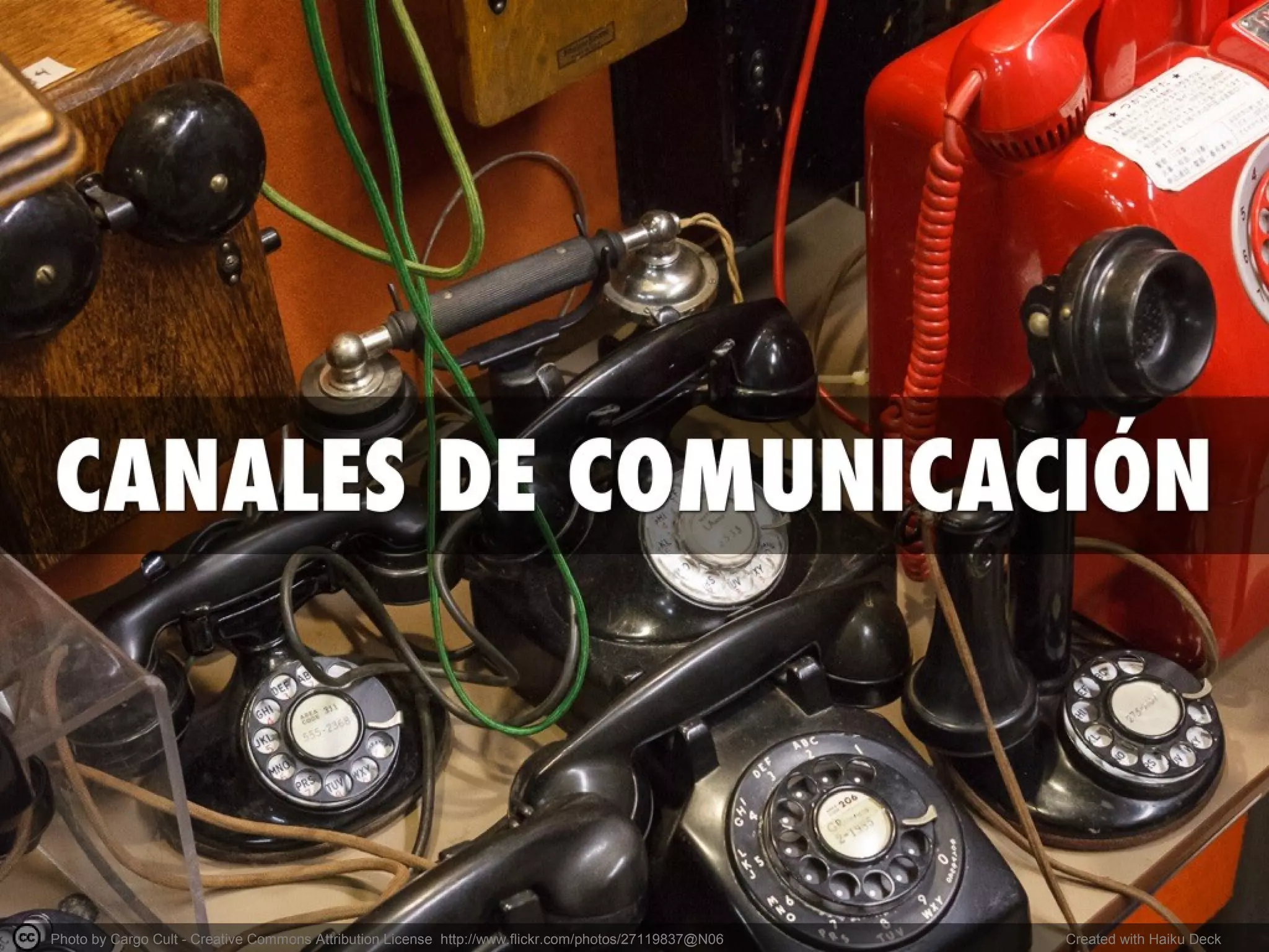 Photo by Cargo Cult - Creative Commons Attribution License http://www.flickr.com/photos/27119837@N06 Created with Haiku Deck
 