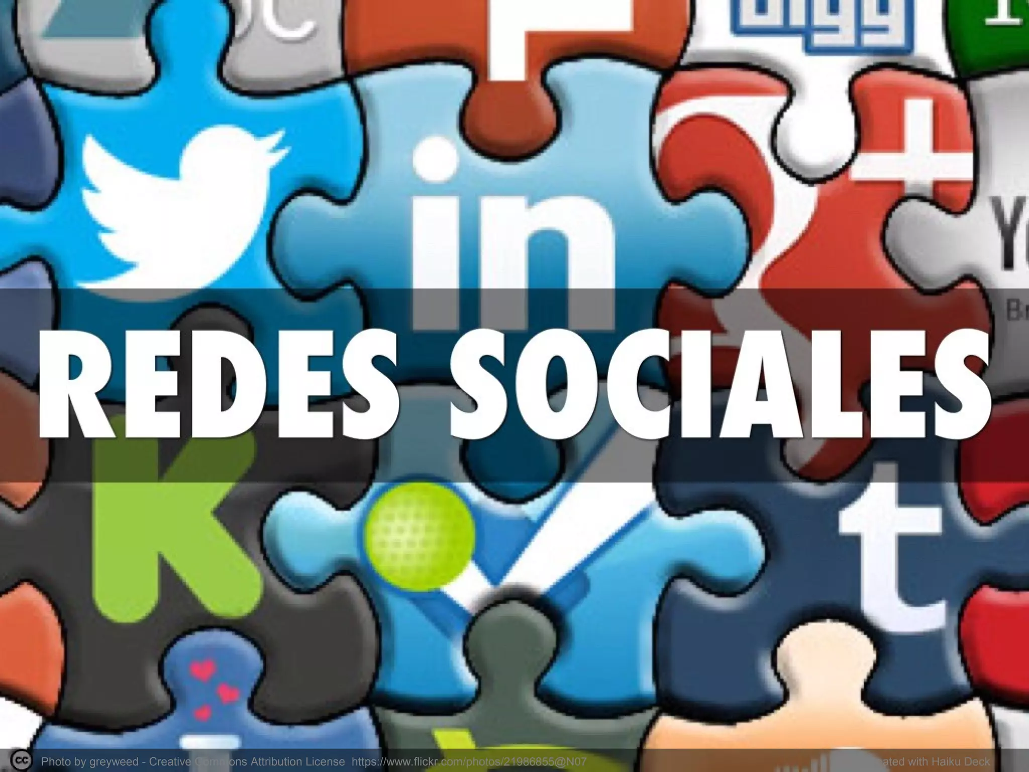 Photo by greyweed - Creative Commons Attribution License https://www.flickr.com/photos/21986855@N07 Created with Haiku Deck
@gabojimenez_
 