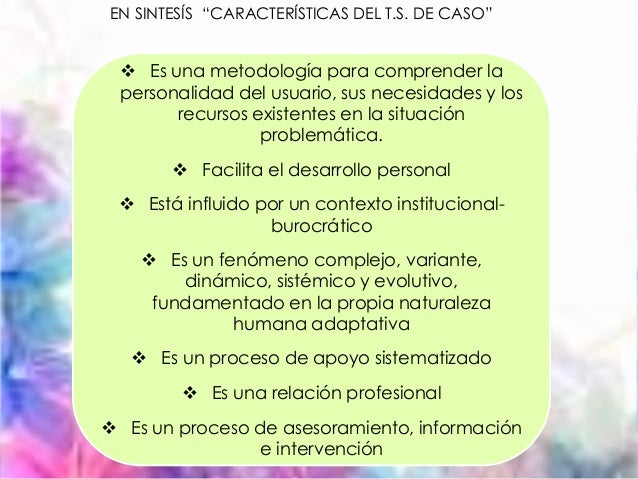 Trabajo Social de Caso
