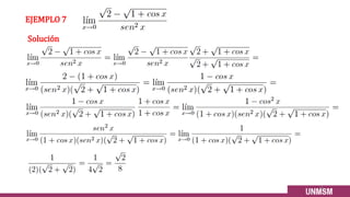EJEMPLO 7
18
Solución
 