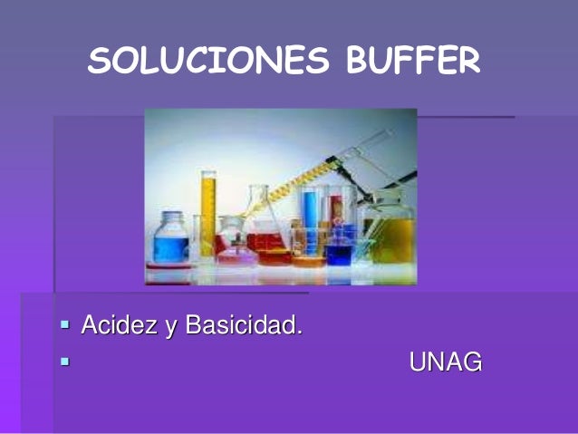 Tipos de buffer quimica