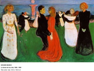 EDVARD MUNCH
La danza de loa vida, 1899 - 1900
Óleo sobre tela, 125,5 x 190,5 cm
 