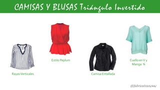 Blusas para triangulo 2025 invertido