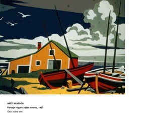ANDY WARHOL
Paisaje hagalo usted mismo, 1963
Óleo sobre tela
 