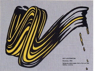 ROY LICHTENSTEIN
Brochazo, 1965
Serigrafía sobre papel, 56.5 x 72.4 cm Tate
Gallery, Londres
 