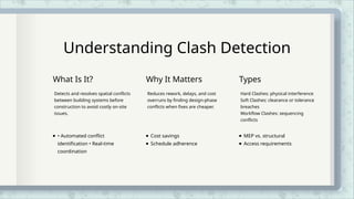 Clash Detection & Design Optimization through BIM | PPTX