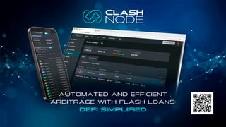 Automated and Efficient
Arbitrage with Flash Loans:
DeFi Simplified
 