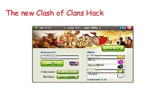 The new Clash of Clans Hack
 