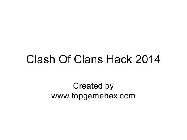 Clash Of Clans Working Hack No Survey 2013