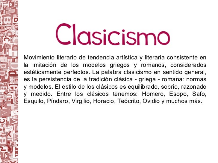 Clasicismo 2