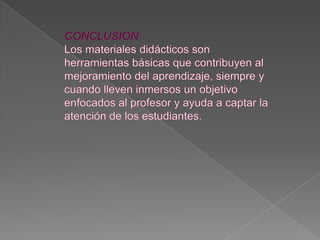 Clasif. materiales didacticos