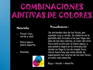 Observa que la luz reflejada ya no es blanca sino que es el arco irisLUZ POLARIZADAMATERIALES: Lámina polarizadora, gafas polarizadas o gafas de las que se utilizan para ver películas en tres dimensiones.