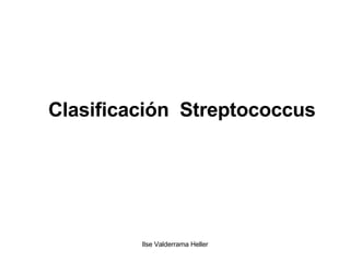 Clasificación  Streptococcus 