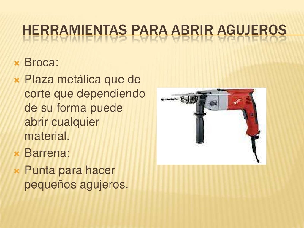Clasificación de herramientas