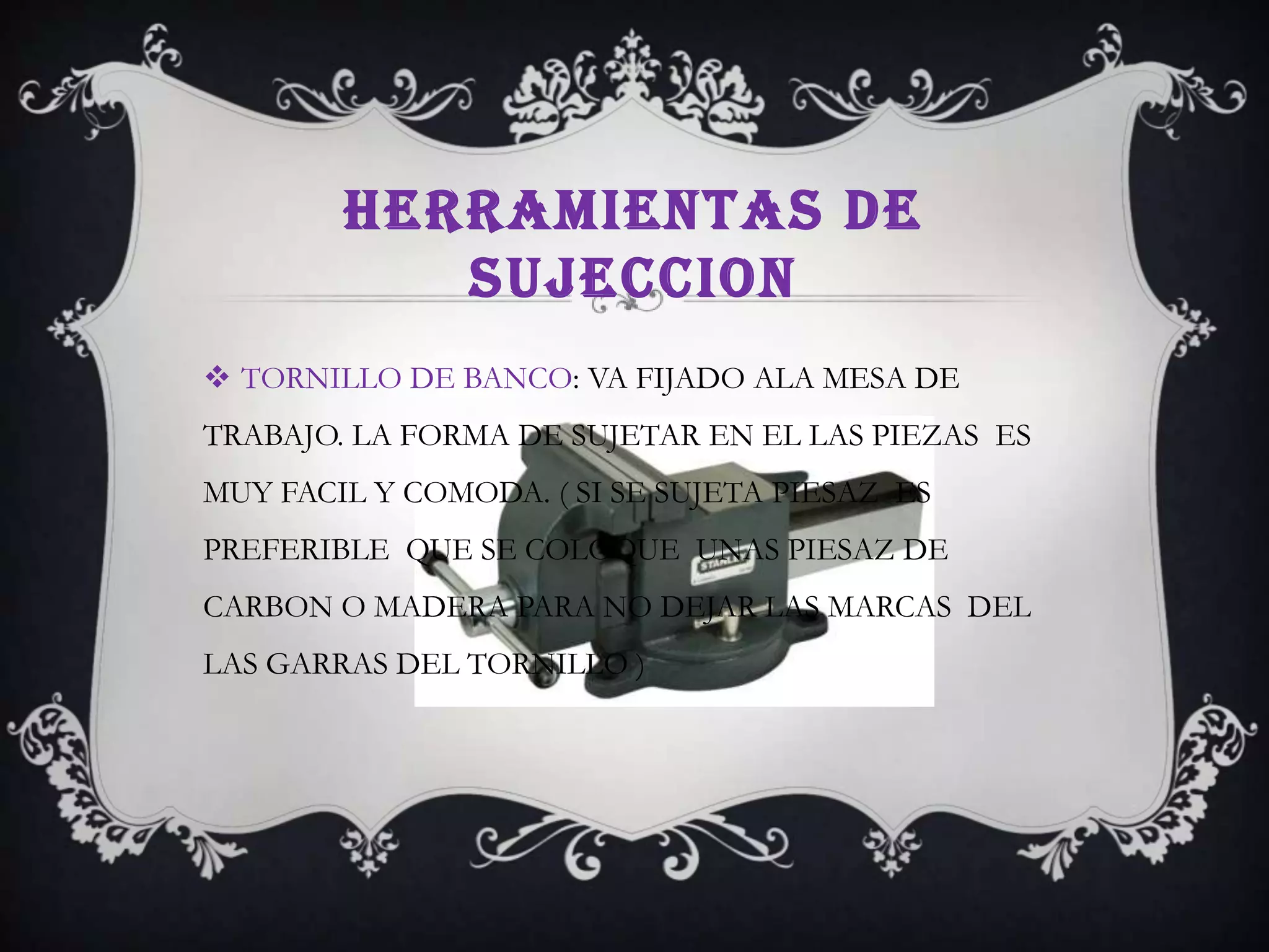 Clasificacin de herramientas | PPTX