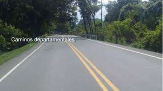 Caminos departamentales.
 
