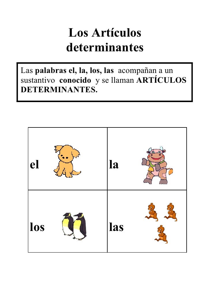 ClasificacióN De Los ArtíCulos