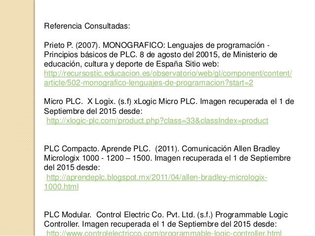 Clasificación de los controladores lógicos programables.