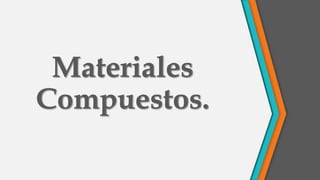 Materiales
Compuestos.
 
