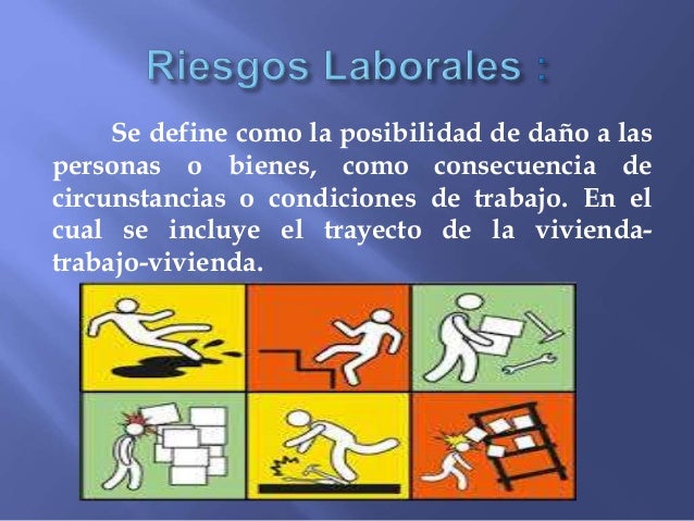 Clasificación de los riesgos laborales