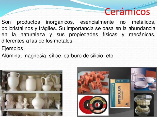 Clasificación de materiales presentacion para la prepa