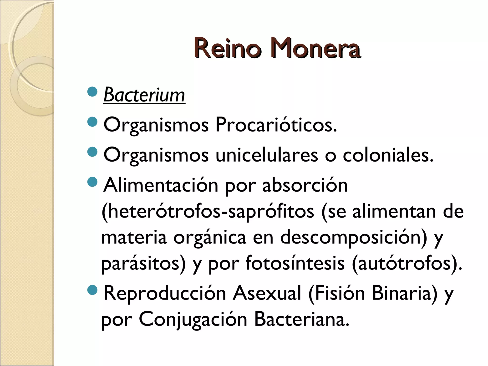 Clasificación de reinos biológicos según whittaker | PPT