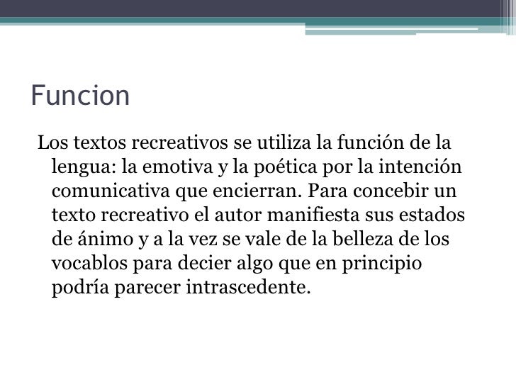 Clasificación de textos recreativos