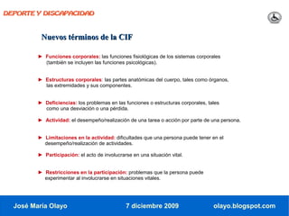 ClasificacióN Internacional Del Funcionamiento. Cif. | PDF