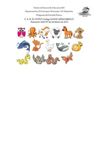 Clasificación animales según su desplazamiento grado 2° | DOCX | Zoos ...