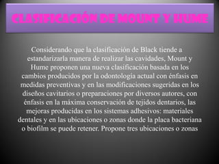 Mount Home Classification System Clasificacion caries dental | PDF