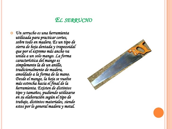 Clasificacion de herramientas