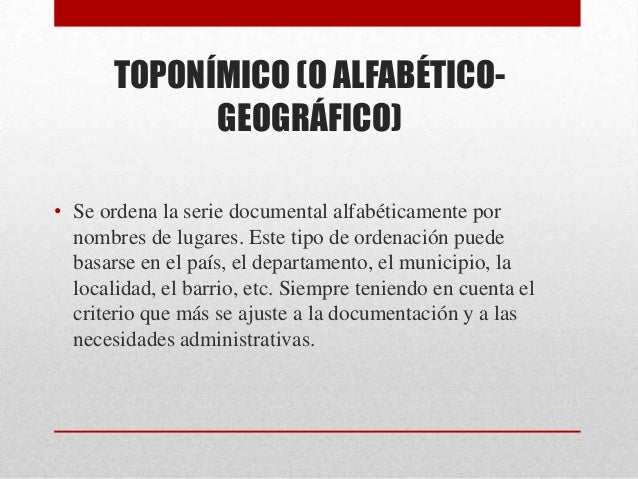 Clasificacion de archivos fisicos expo