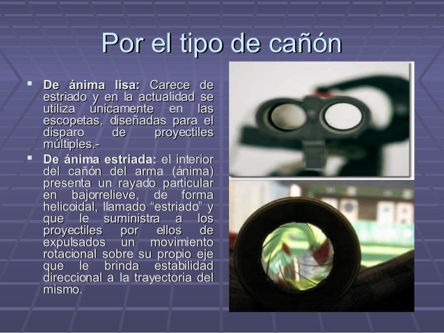 Clasificacion de arma