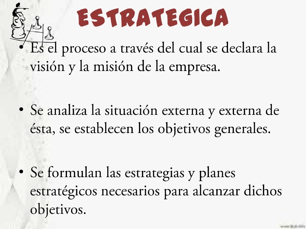 Clasificacion de la Planeación