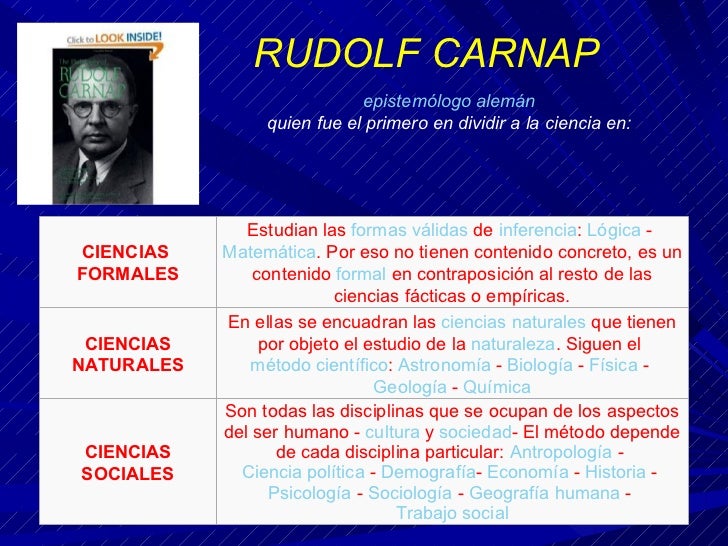 Clasificacion De Las Ciencias