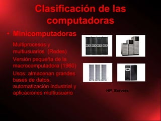 Características de está generación: Se desarrollaron circuitos integrados para procesar información. Se desarrollaron los "chips" para almacenar y procesar la información. Un "chip" es una pieza de silicio que contiene los componentes electrónicos en miniatura llamados semiconductores. Los circuitos integrados recuerdan los datos, ya que almacenan la información como cargas eléctricas. Surge la multiprogramación. Las computadoras pueden llevar a cabo ambas tareas de procesamiento o análisis matemáticos. Emerge la industria del "software". Se desarrollan las minicomputadoras IBM 360 y DEC PDP-1. Otra vez las computadoras se tornan más pequeñas, más ligeras y más eficientes. Consumían menos electricidad, por lo tanto, generaban menos calor. CUARTA GENERACIONAparecen los microprocesadores que es un gran adelanto de la microelectrónica, son circuitos integrados de alta densidad y con una velocidad impresionante. Las microcomputadoras con base en estos circuitos son extremadamente pequeñas y baratas, por lo que su uso se extiende al mercado industrial. Aquí nacen las computadoras personales que han adquirido proporciones enormes y que han influido en la sociedad en general sobre la llamada "revolución informática".