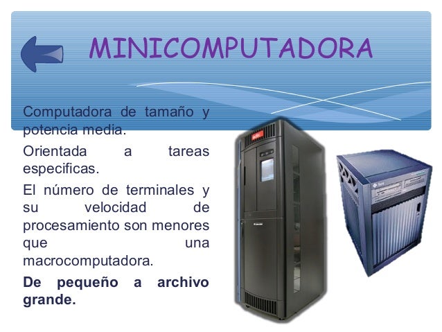 Clasificacion de las computadoras