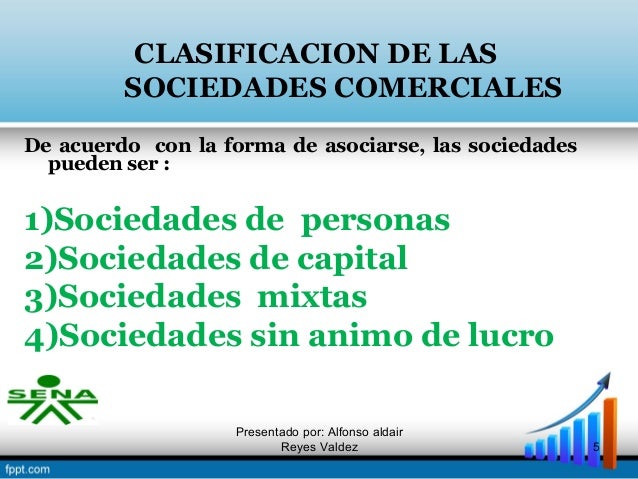 Clasificacion de las sociedades comerciales 2