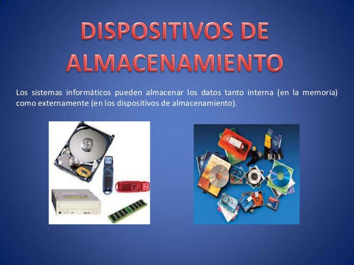 Clasificacion de los dispositivos