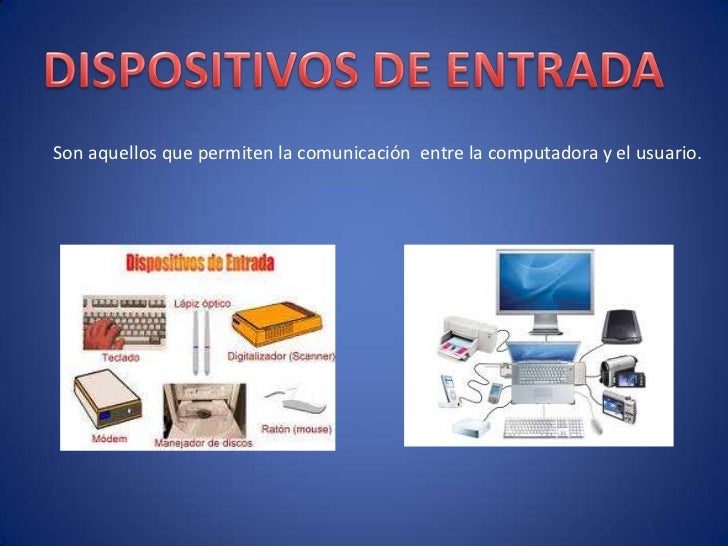 Clasificacion de los dispositivos