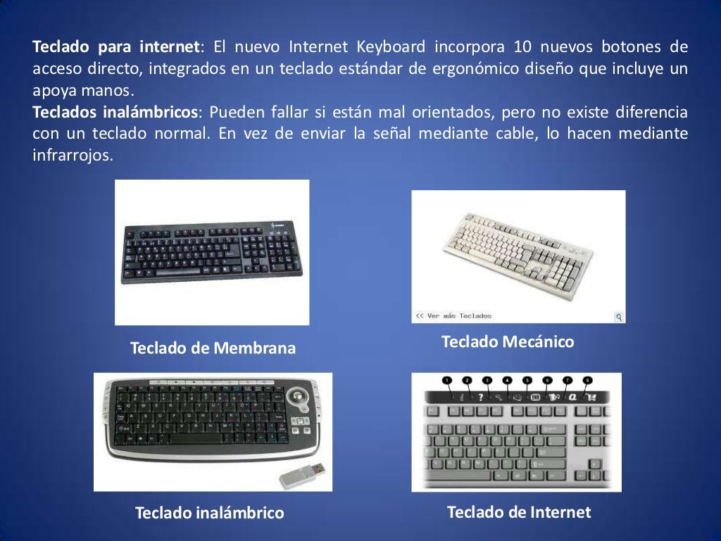 Clasificacion de los dispositivos