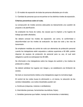 Clasificacion de los riesgos