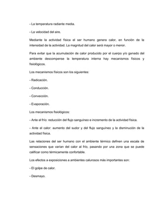 Clasificacion de los riesgos