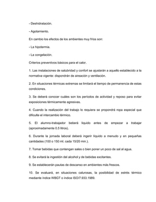 Clasificacion de los riesgos