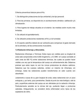 Clasificacion de los riesgos